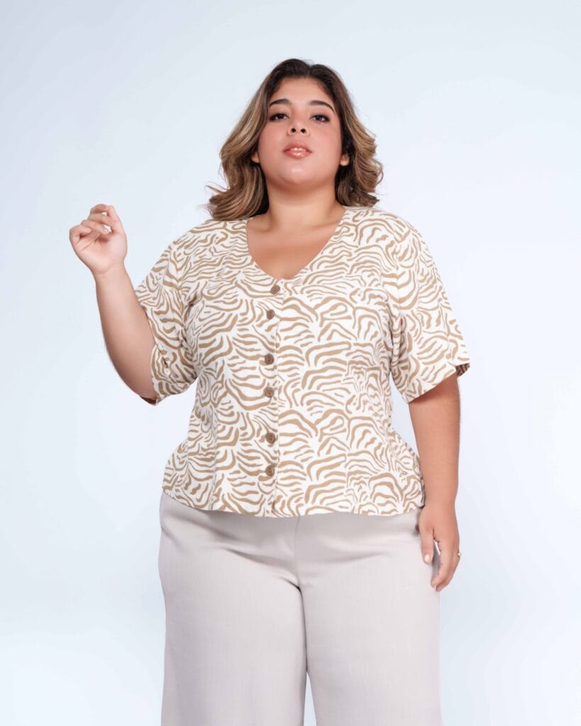 BLUSA GENNE BEIGE