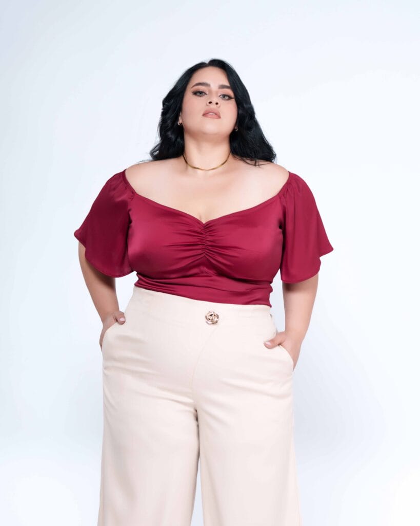 BLUSA SABIR VINO