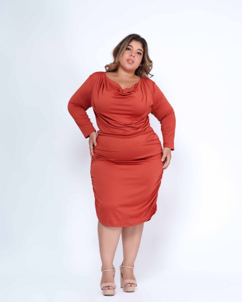 VESTIDO LUCY TERRACOTA